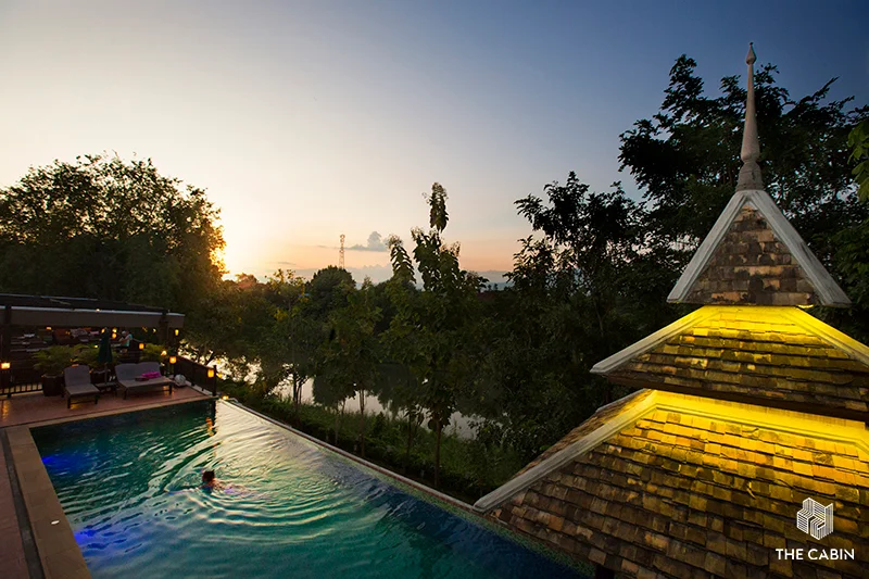 Swimming pool at The Cabin Chiang Mai treatment campus