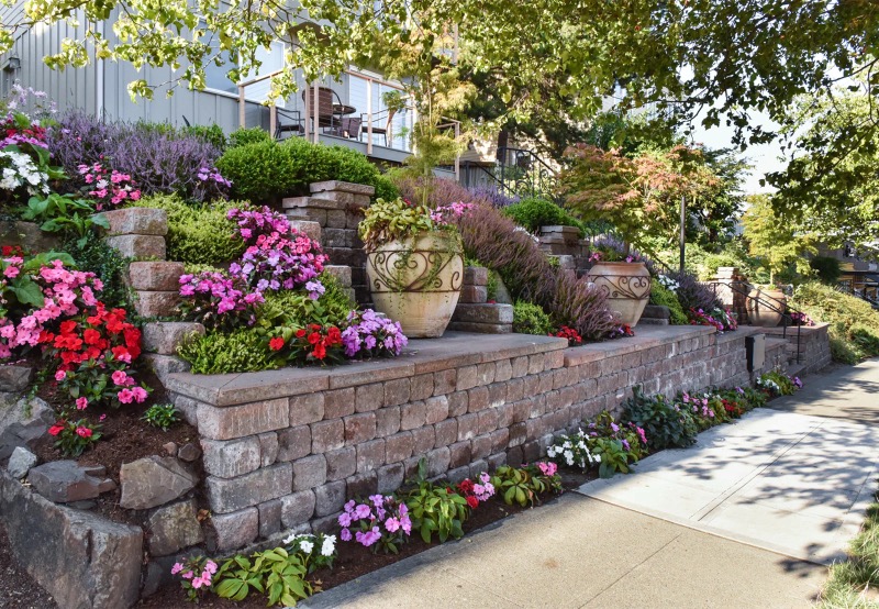 Garden at supportive housing used by The Center A Place of HOPE in Edmonds