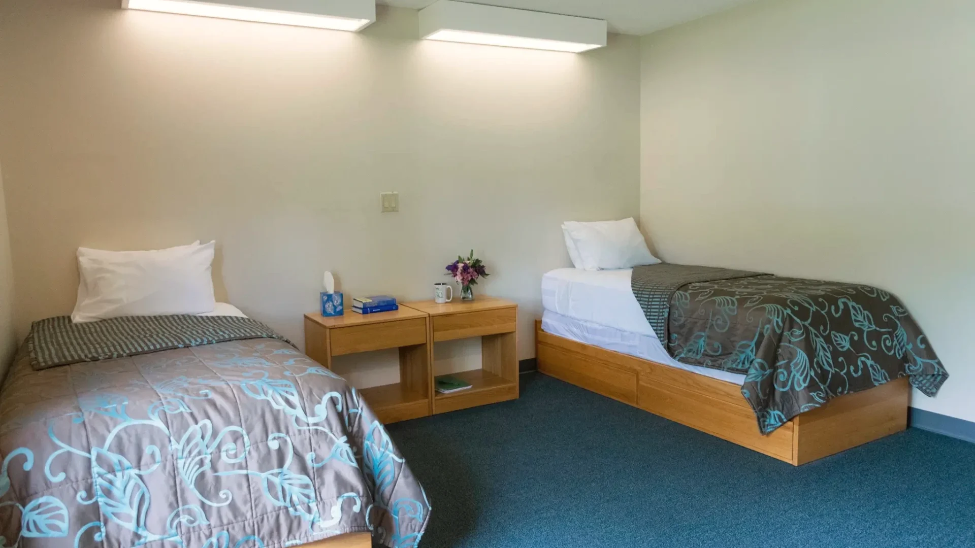 Patient bedroom at Tully Hill Treatment and Recovery