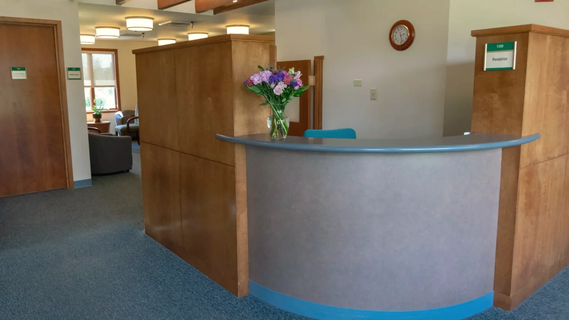 Reception area at Tully Hill Treatment and Recovery