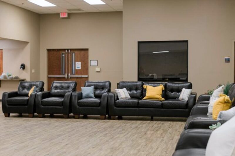Common area at Victory Addiction Recovery Center in Lafayette, Louisiana