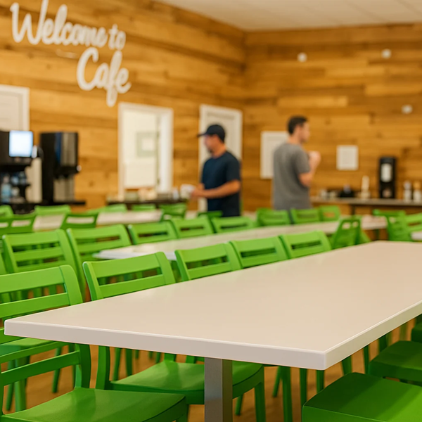 Dining area in a We Level Up Florida detox center