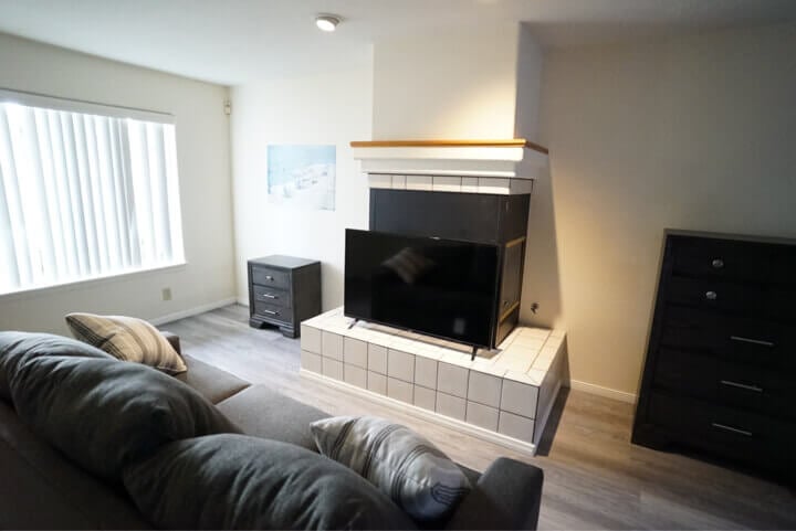 Living room in a La Jolla Recovery residential treatment home