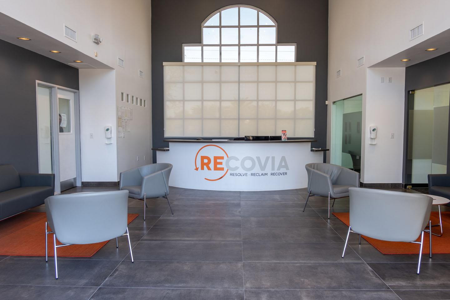 Consultation room inside the Recovia Tempe outpatient clinic in Tempe, Arizona