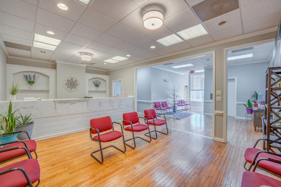 Compassion Mental Health reception and waiting area