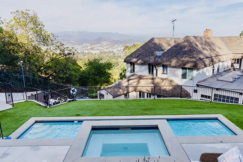 Pool area featured in Luxe Recovery’s official facility photographs
