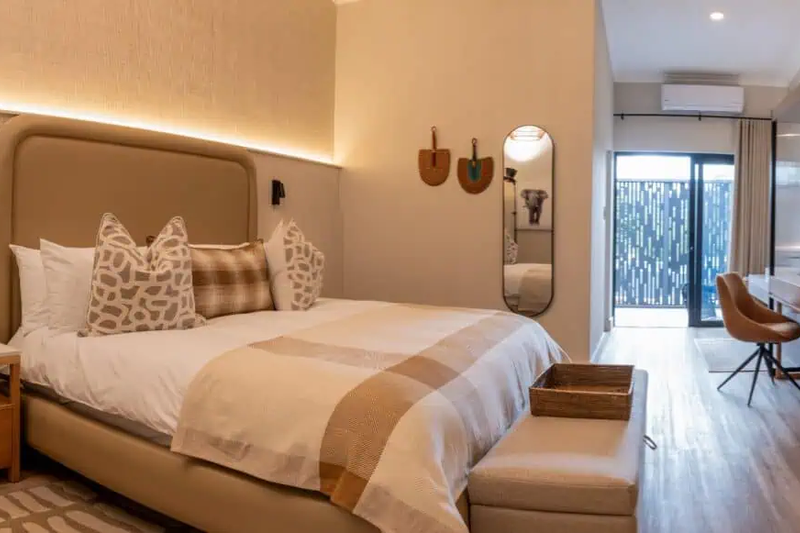Private bedroom shown by The Ark at White River